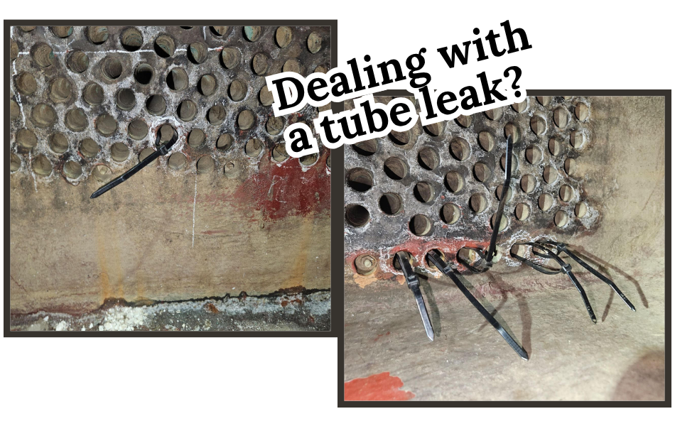 are you dealing with a tube leak